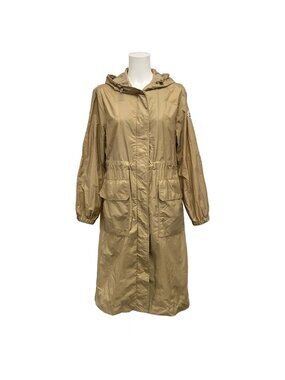 Moncler Coat 00 XS Hiengos Beige Long Sleeve Zip Up Spring Autumn